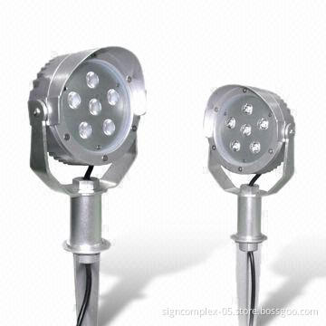 LED Garden Lights with 12W Power and 12 to 24V Voltage Range